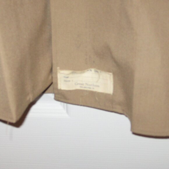 Vintage USMC Service Uniform Short Sleeve Khaki Shirt Men's Medium Great Norther - Picture 2 of 4